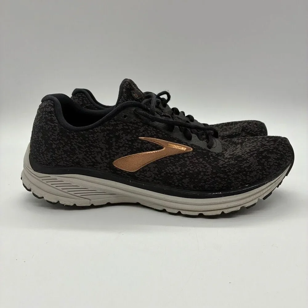 Brooks Anthem 2 Mens 9.5 Black Bronze Knit Running Shoes DNA Pre Owned